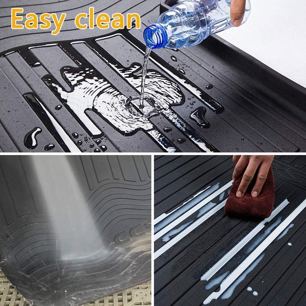Equinox＆Terrain Cargo Liners，All Weather Protector 3D Modeling Tech TPO Heavy-Duty Waterproof Rear Cargo Tray Trunk Floor Mats Compatible with 2018