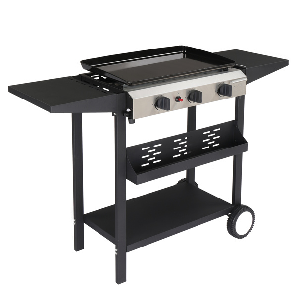 3-Burner Gas Griddle Cooking Station - Elevate Outdoor Cooking