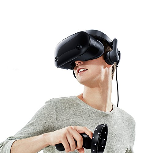 Samsung Hmd Odyssey Windows Mixed Reality Headset with 2 Wireless Controllers (XE800ZAA-HC1US)