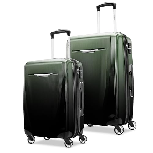 Samsonite Winfield 3 DLX Hardside Expandable Luggage with Spinners, Silver, Carry-On 20-Inch