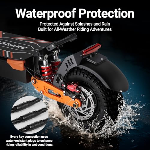 Electric Scooter for Adults 7000W Power Dual Motors Top Speed 55MPH 60V 33Ah Battery 65+ Miles Range 13" All-Terrain Tires Adjustable Handlebar