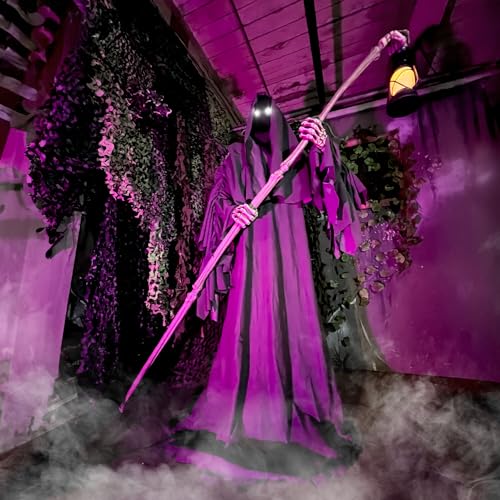 Haunted Hill Farm Motion-Activated 7.5-Ft. Tall Smoldering Ghoul