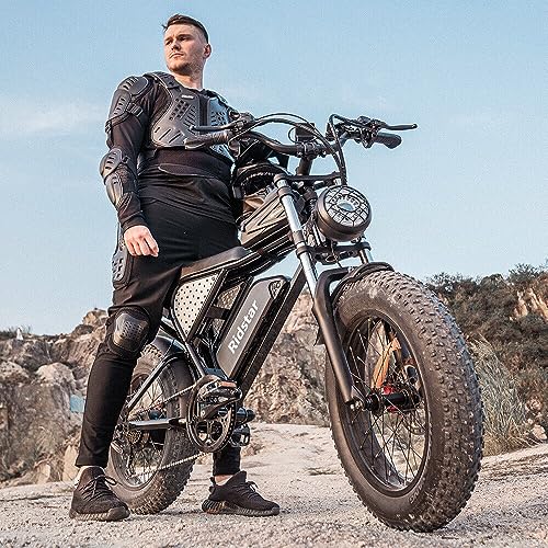 Electric Bike for Adults, 𝟭𝟬𝟬𝟬/𝟭𝟮𝟬𝟬/𝟭𝟱𝟬𝟬/𝟮𝟬𝟬𝟬𝗪,25/30/35MPH Dirt Bike, 48V 15/20AH,52V 40AH Removable Battery, Max 50-180Miles Motorcycle