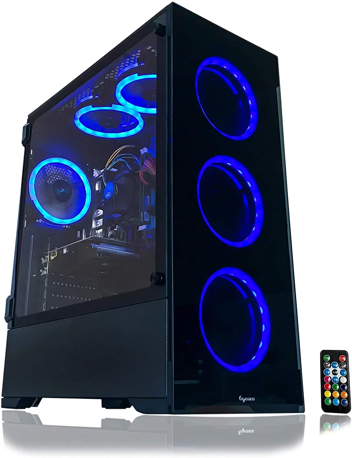 Alarco Gaming PC Desktop Computer Intel 3.70GHZ ,16GB Ram,512GB SSD ,WIFI , RX 580 8GB, WINDOWS 11 , RGB - Radiant Selections