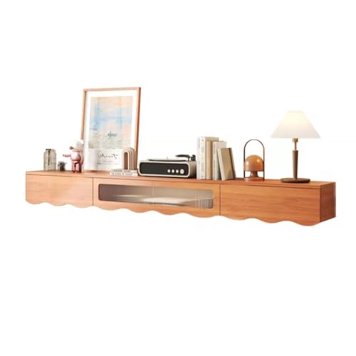 TV stand, Household Floating TV Stand, Wall Mounted Entertainment Center and Cabinet Shelf, TV Console with Storage, Media Console for DVD Player