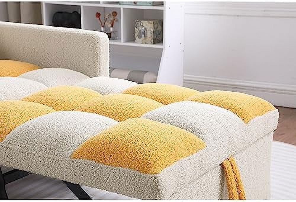 HOOMHIBIU Sleeper Chair Bed Convertible Single Sofa Chair Bed with Pillow Pull Out Sleeper Bed with Adjustable Backrest Multi-Functiona Lounge Chair