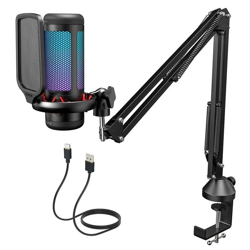 TONOR TC310 Gaming Mic, USB Microphone for PC, PS4, PS5, Cardioid Condenser Mic - Curated Treasures Market