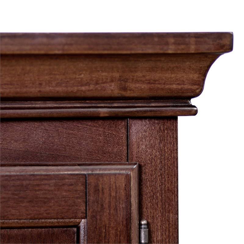 Bowery Hill 55x22 TV Console in Heartwood Cherry