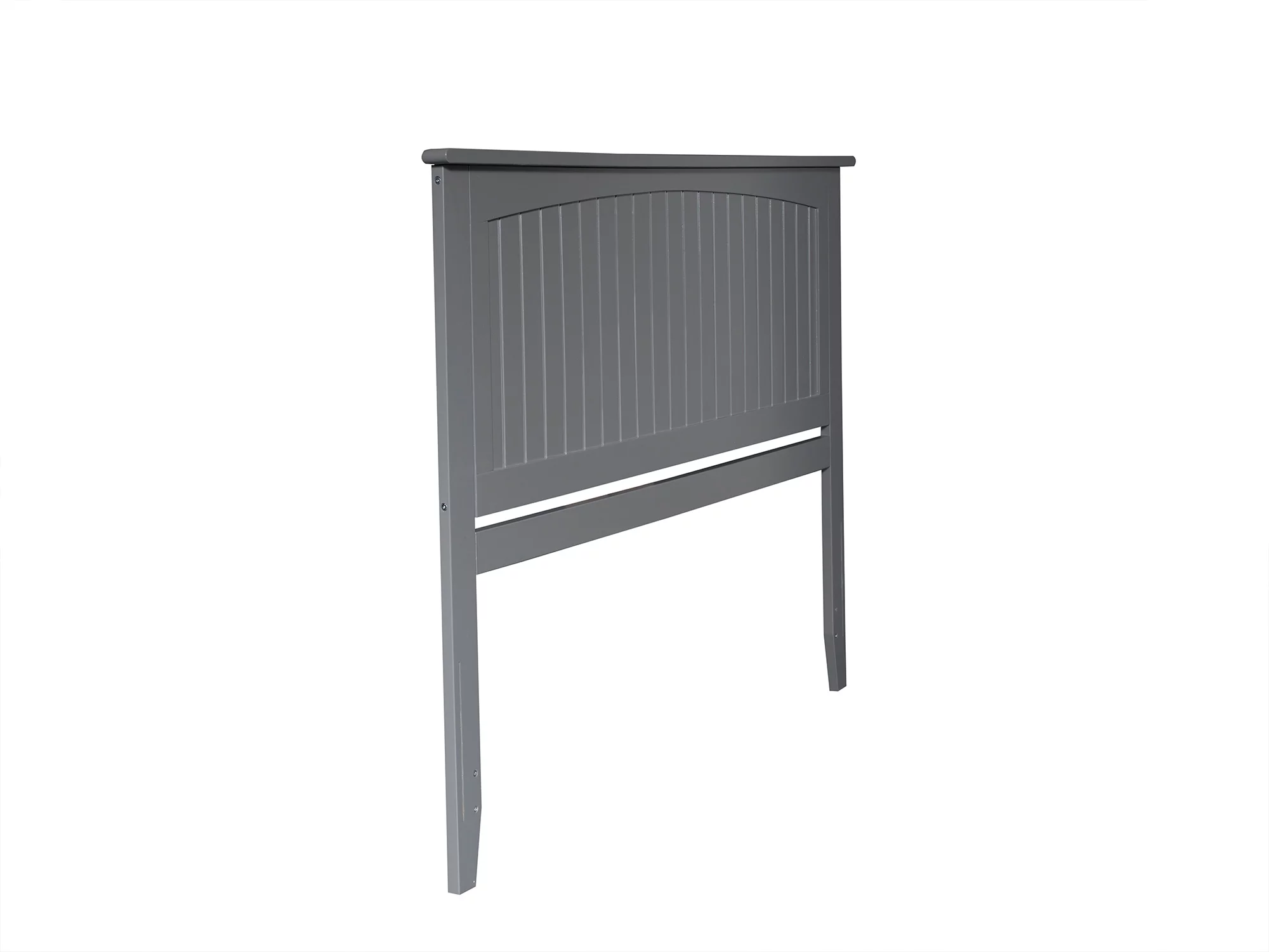 AFI Nantucket Queen Wood Panel Headboard with Device Charger in Gray - Radiant Selections