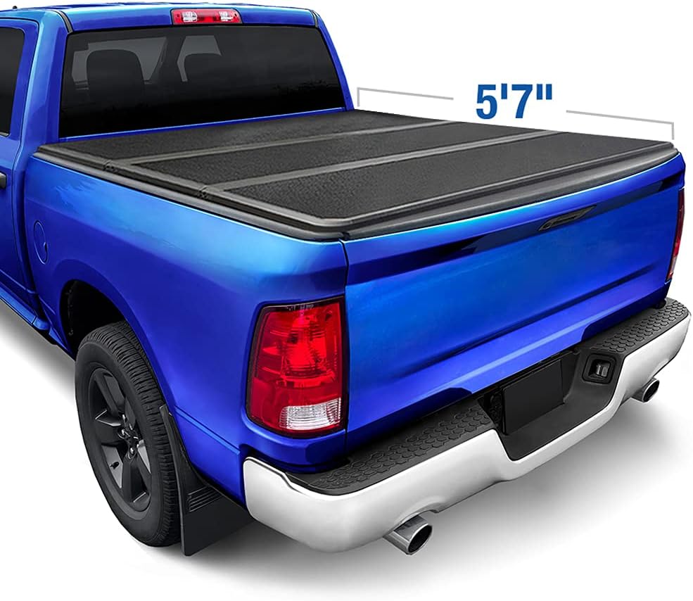 Tyger Auto T3 Soft Tri-Fold Truck Bed Tonneau Cover Compatible with 2002-2018 Dodge Ram 1500