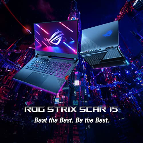 ASUS ROG Strix Scar 15 Gaming Laptop, 15.6" 300Hz IPS Type FHD Display, NVIDIA GeForce RTX 3080, AMD Ryzen 9 5900HX, 16GB DDR4, 1TB SSD