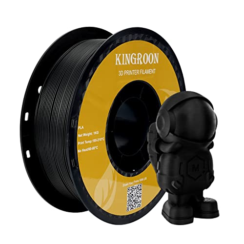 Kingroon PLA 3D Printer Filament, 12Rolls, Dimensional Accuracy +/- 0.03 mm, 12kg Spool(26.4lbs)