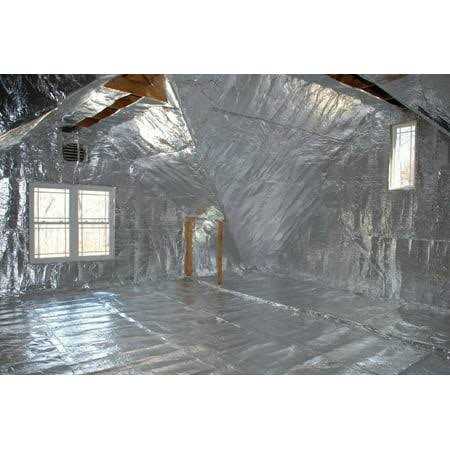 1200sqft Radiant Barrier Solar Attic Foil Reflective Nasa Insulation 2 x 600 perf