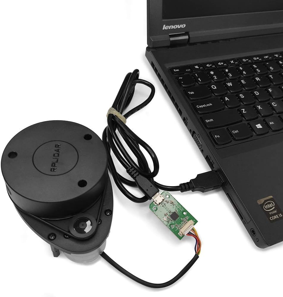 Slamtec RPLIDAR A1M8 2D 360 Degree 12 Meters Scanning Radius LIDAR Sensor Scanner for Obstacle Avoidance and Navigation of Robots