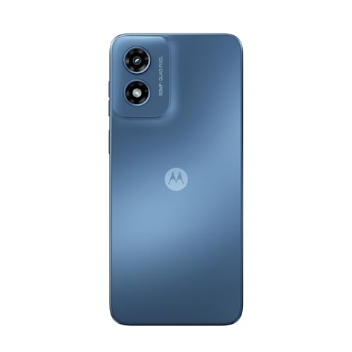 Moto G Play | 2024 | Unlocked | Made for US 4/64GB | 50MP Camera | Sapphire Blue
