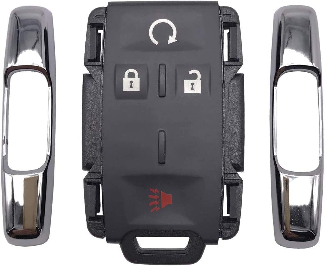Replacement Key Fob Cover Case fit for Chevy Silverado Colorado GMC Sierra Yukon Cadillac Keyless Entry Key Fob Shell