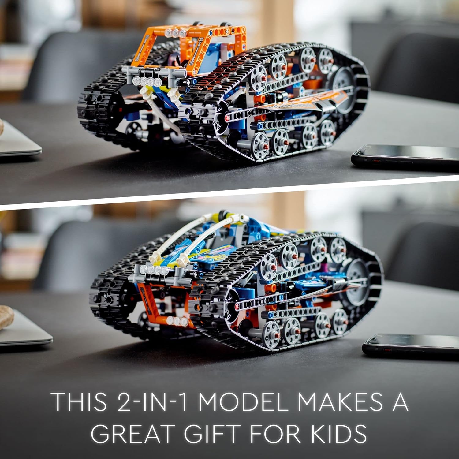 LEGO Technic App-Controlled Transformation Vehicle 42140, Off Road Remote Control Car, Building Car Kit That Flips, 2in1 RC Truck and Race Car Toy