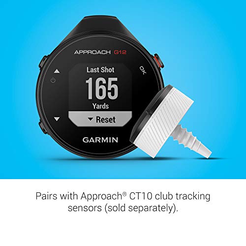 Garmin Approach G12, Clip-on Golf GPS Rangefinder, 42k+ Preloaded Courses, 010-02555-00 - Radiant Selections