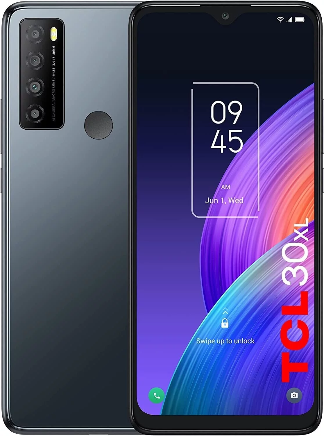 TCL 30XL |2022| Unlocked Cell Phone, 6.82 inch Vast Display, 5000mAh Battery, Android 12 Smartphone, 50MP AI Quad-Camera, 6GB RAM + 64GB ROM