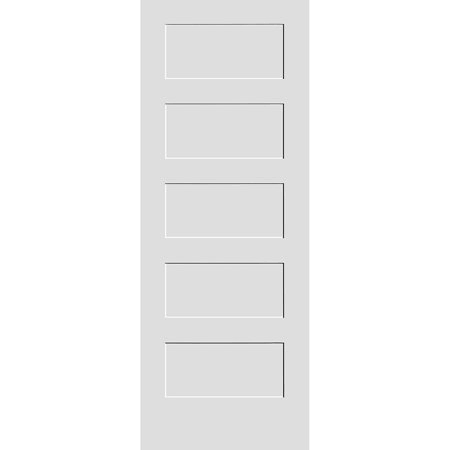 Trimlite 2868138-8405 32x22 by 80x22 Shaker 5-Panel Interior Slab Passage Door Primed