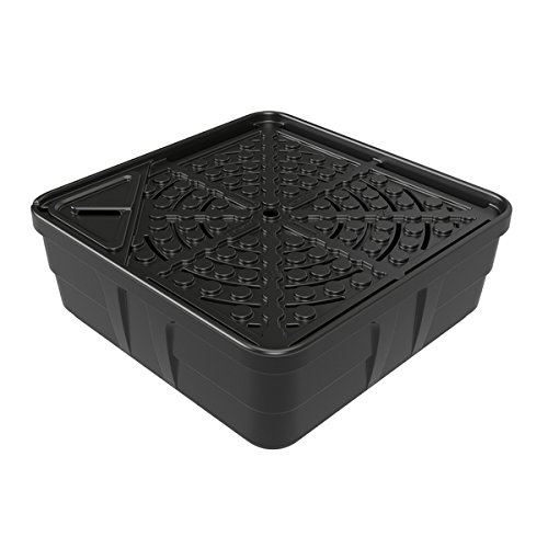 Aquascape Scalloped Urn Landscape Fountain Kit with Aquabasin and Ultra Pump, Medium | 78270, Brown