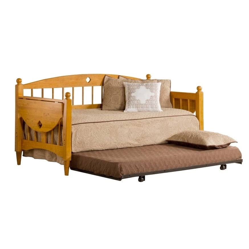 Hillsdale Dalton Daybed with Suspension Deck, Medium Oak