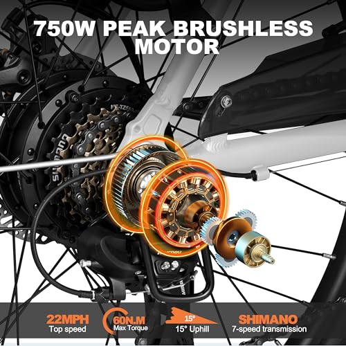 Core Electric Bike for Adults - Peak 1000W Brushless Motor Ebike