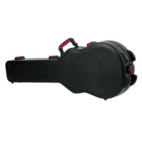 Gator Cases Molded Flight Case for Strat/Tele Style Electric Guitars with TSA Approved Locking Latch, (GTSA-GTRELEC)