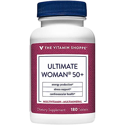 The Vitamin Shoppe Ultimate Woman 50+ Multivitamin (180 Tablets) - Kansas Nuitrition - HNZSDS