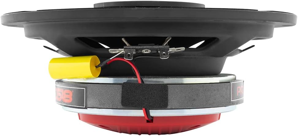 DS18 PRO-HY8MSL 8" Shallow Hybrid Mid-Range Car Audio Loudspeaker with Built-in Driver with Built-in Driver and Grill Included 400W Max 200W RMS 8