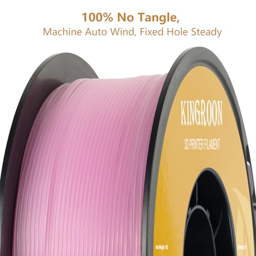 Kingroon Silk PLA Bundle 3D Printer Filament, Dimensional Accuracy +/- 0.03 mm, 10 kg Spool(22lbs)