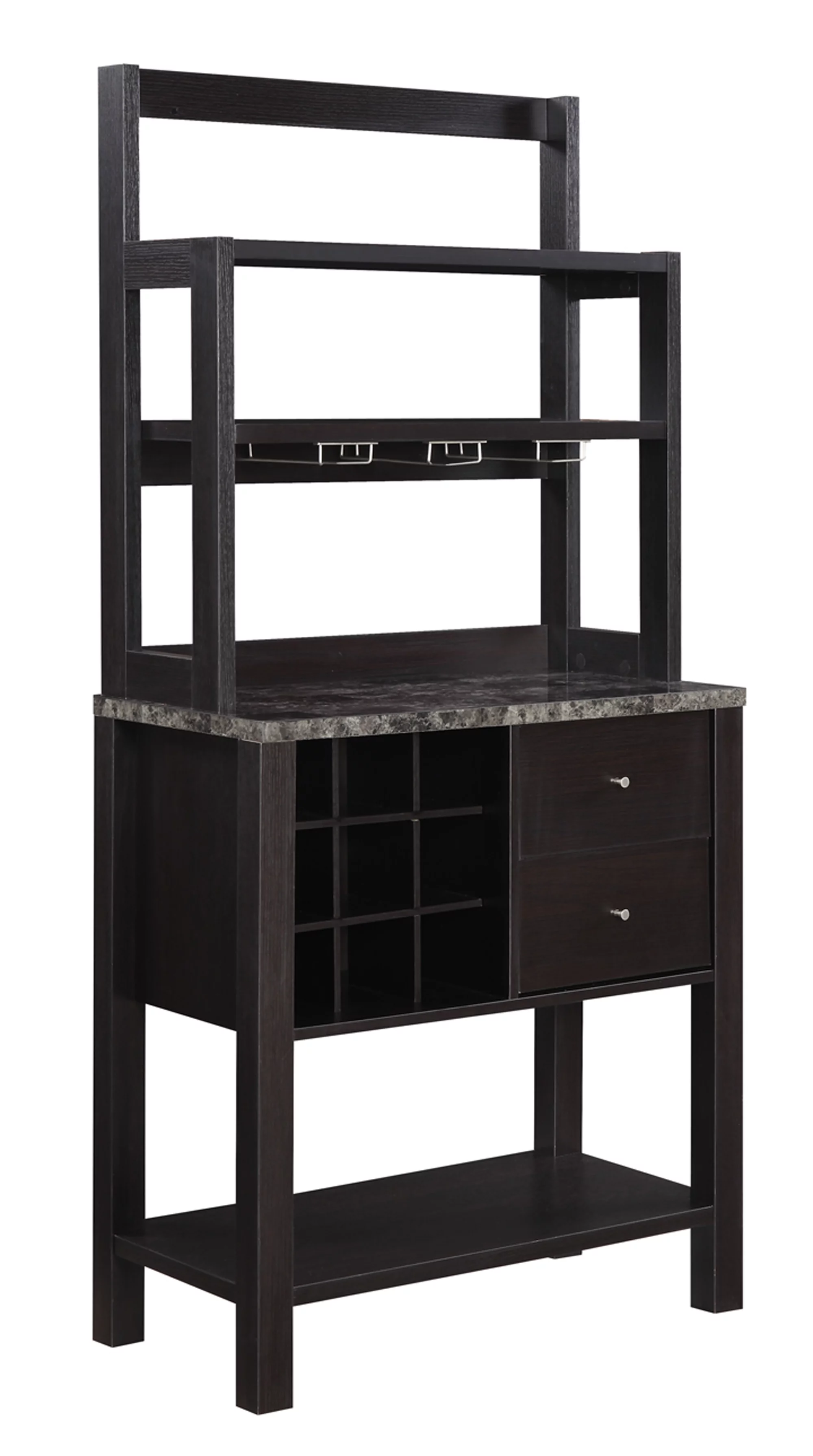 Convenience Concepts Newport Serving Bar, Multiple Finishes