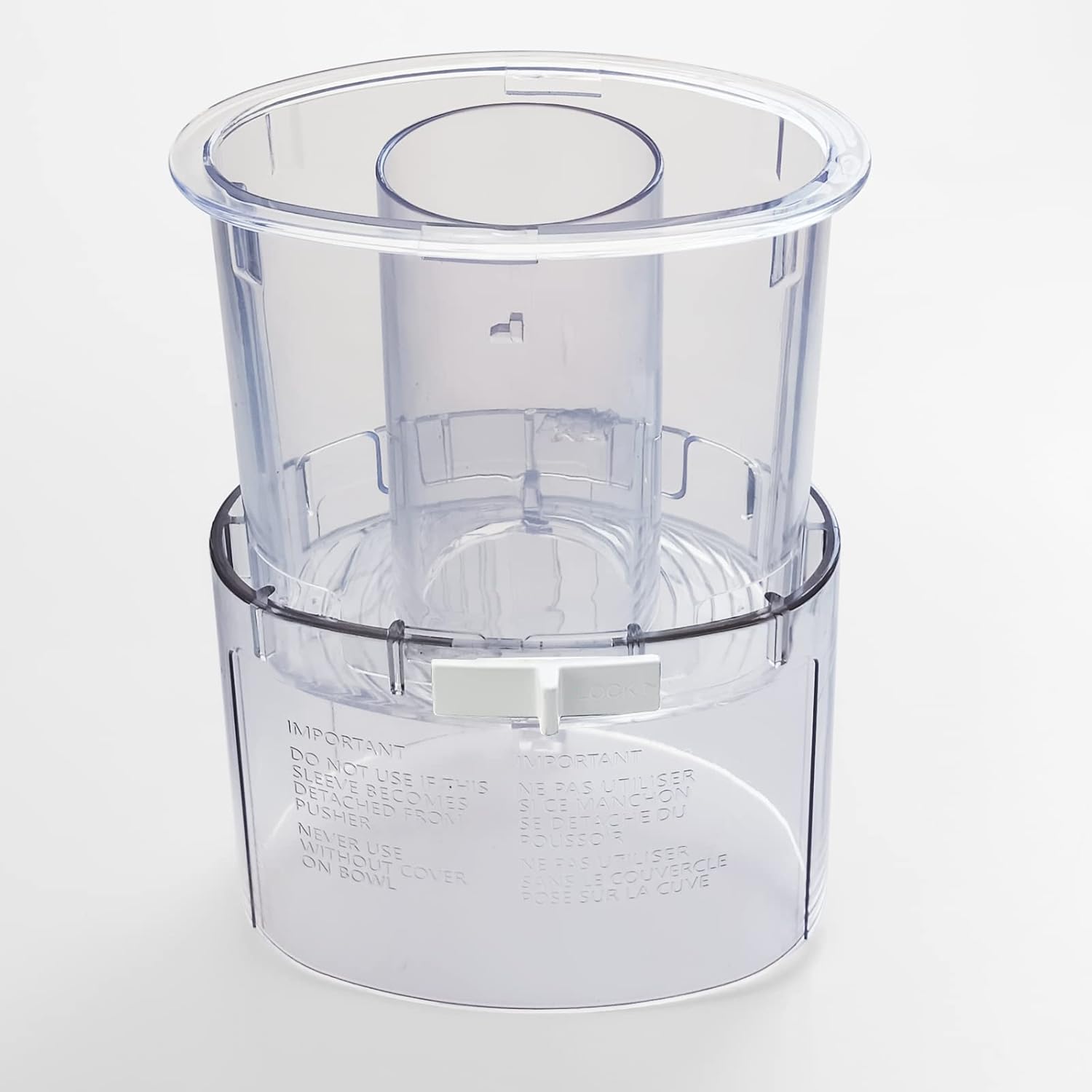 DLC-018BGTX (DLC-018BGTX-1) Large Pusher and Sleeve Assembly Fit for Food Processors