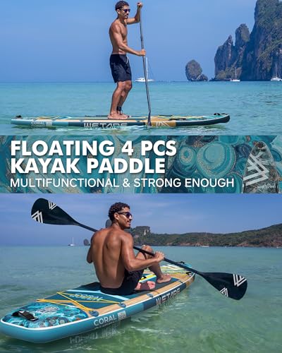 11'6"x35" Inflatable Paddle Board, 450lbs Extra Wide Stand Up Sup Board for Adults