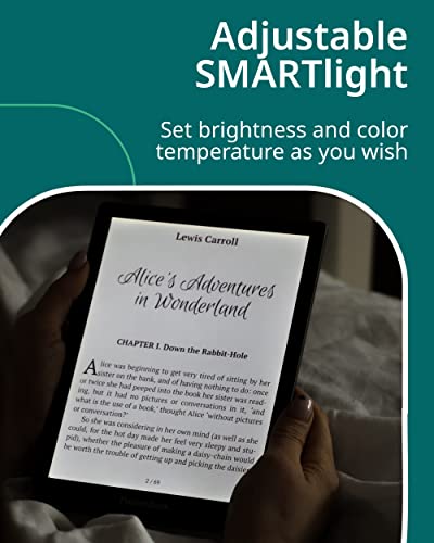 Pocketbook Era E-Reader, Stardust Silver, 16GB | 7ʺ Glare-Free & Eye-Friendly Touch-Screen with E -Ink Technology | Waterproof | Text-to-Speech