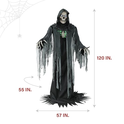 Haunted Hill Farm Motion-Activated 7.5-Ft. Tall Smoldering Ghoul