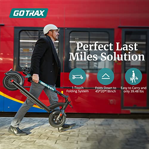 Gotrax G4 Series Electric Scooter for Adults, 500-650W Motor 10"/11" Shock Absorbing Tires, Max 25-45 Miles Long Range 20-38MPH Top Speed