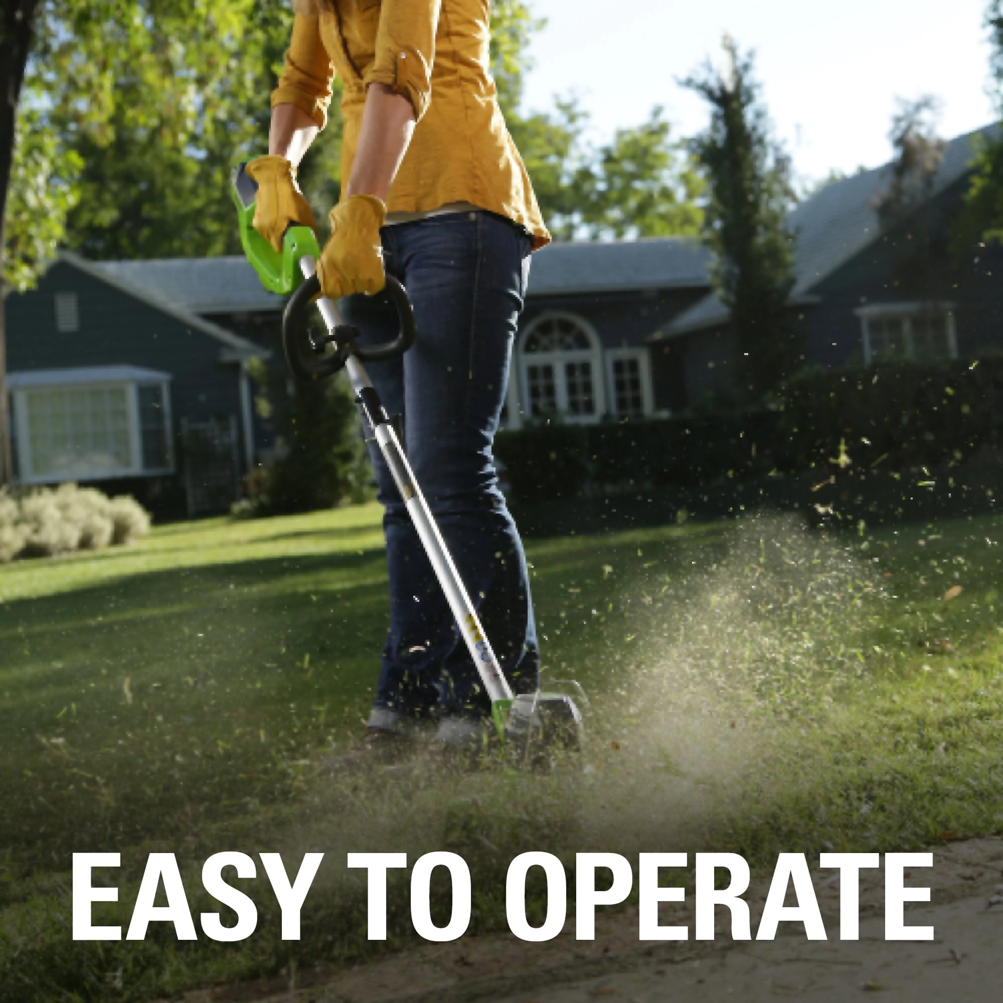 Greenworks 40V 12 String Trimmer with 2.0 Ah Battery & Charger 2101602