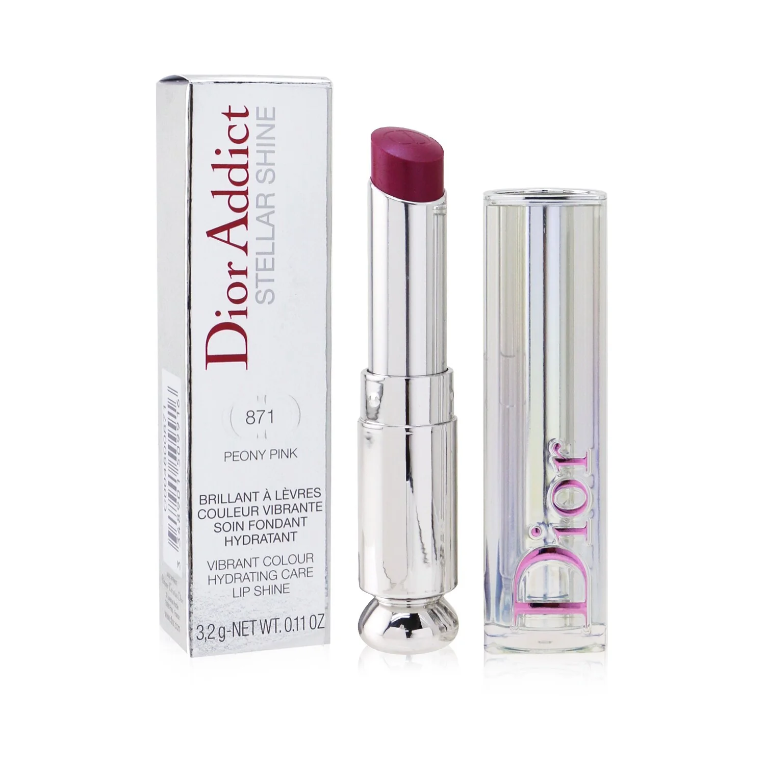 Christian Dior Dior Addict Stellar Shine Lipstick - # 639 Riviera Star (Pop Coral)  3.2g/0.11oz