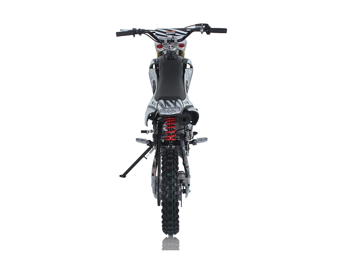 SYX MOTO Whip 125cc 4-Stroke Gas Powered Kick Start Dirt Bike off Road, New, Black/White