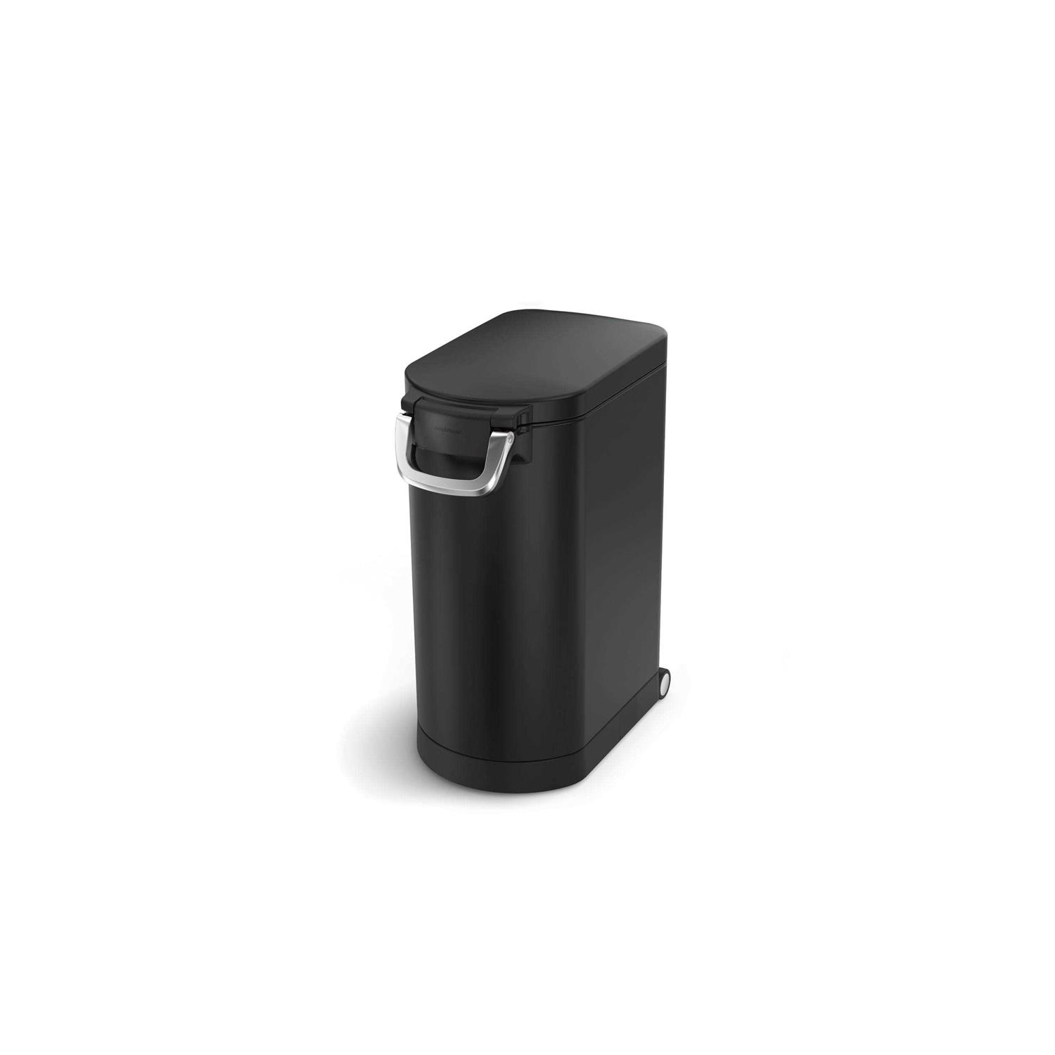 simplehuman Pet Food Can White Steel - Pet Supplies online store
