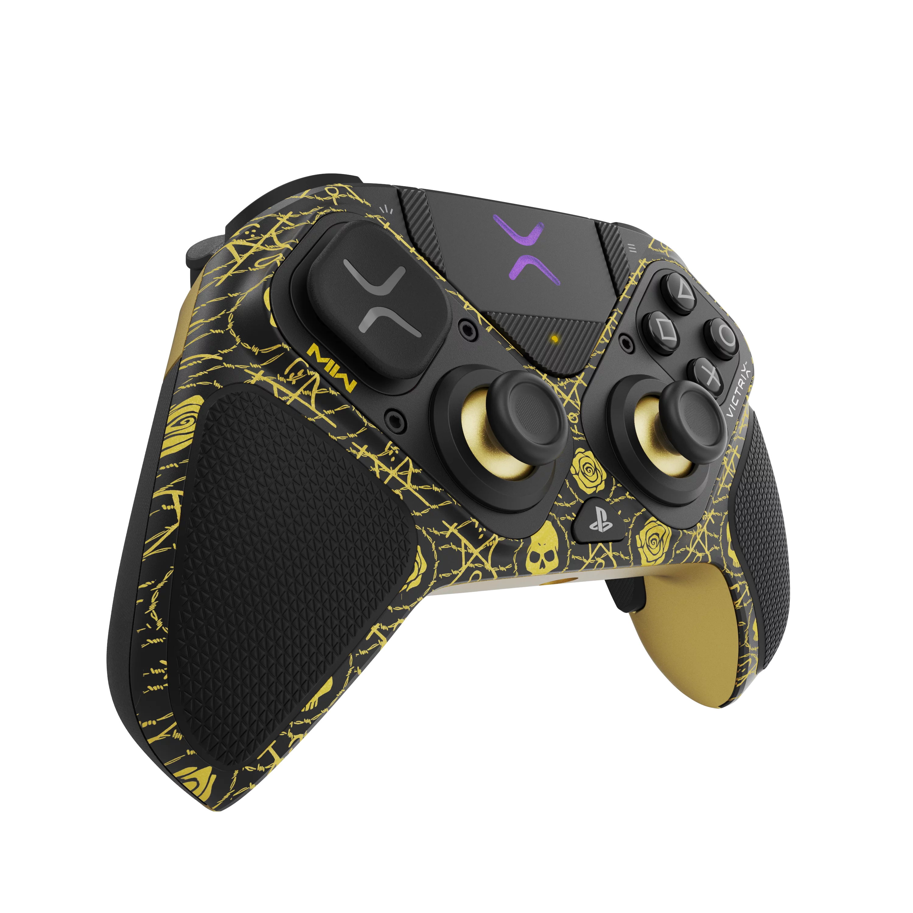 Call of Duty Modern Warfare 2 Victrix Pro BFG Wireless PlayStation 5 Controller for PS4/PS5/PC - COD MW2 Las Almas Golden Cartel Edition