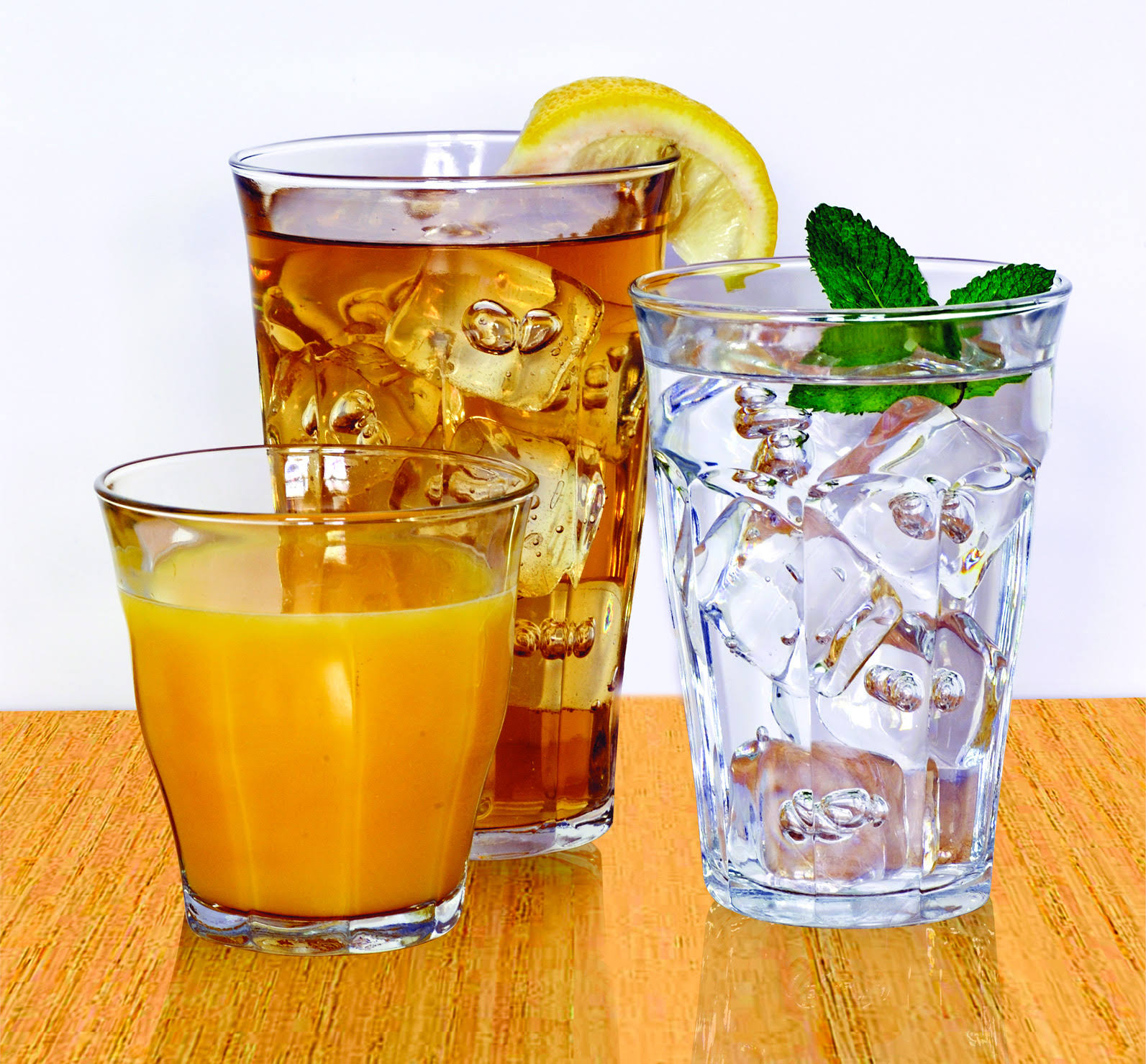 French Bistro Picardie Glass Tumblers 18 PC Set by Duralex