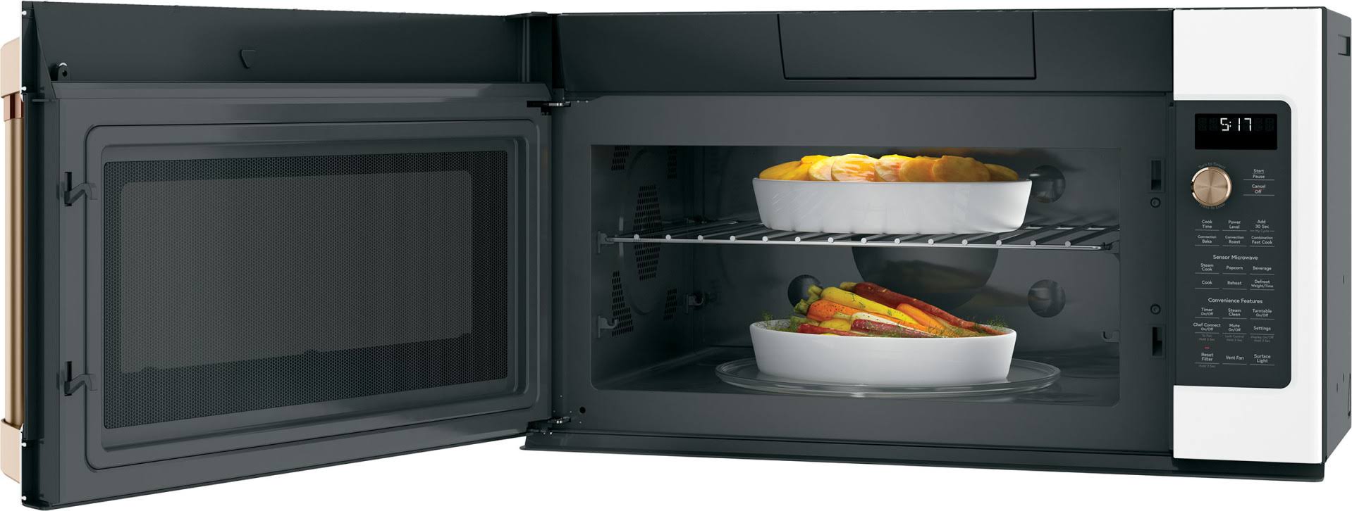 CVM517P4MW2 | Cafe 1.7 Cu. ft. Over The Range Convection Microwave - Matte White
