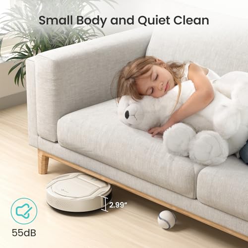 Lefant M3 Robot Vacuum, Robot Vacuum and Mop, 12000Pa Suction, Anti-Tangle Brushes, Dual Spinning Mop, Auto Mop Washing, Drying, Self-Emptying