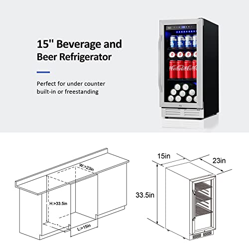 Cigar Electric Humidor, 35L 250 Counts Large Capacity Thermostatic Electric Cigar Cooler Cabinet with Digital LED Screen, Safety Lock