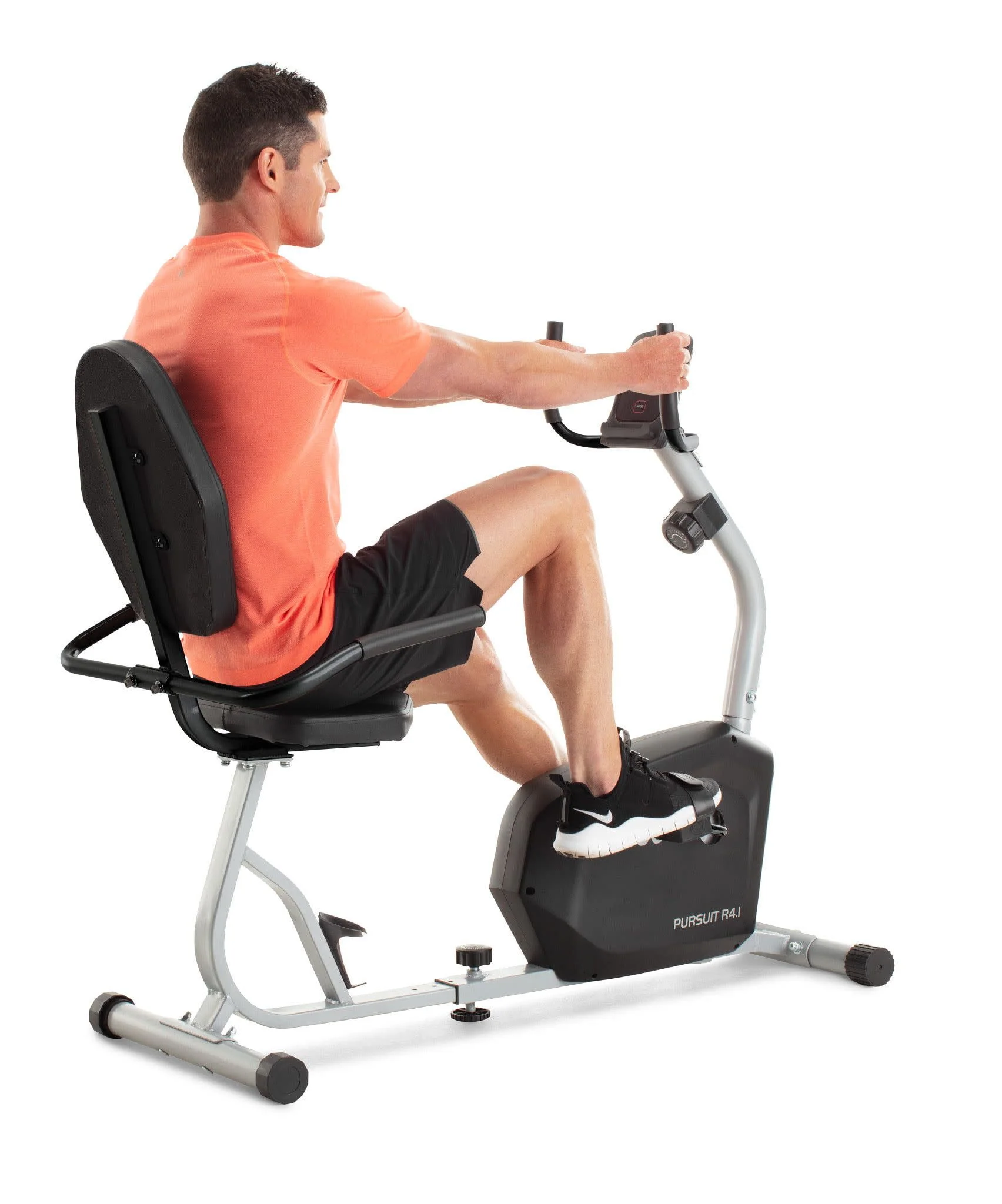 Weslo Pursuit R 4.1 Recumbent Exercise Bike with Inertia-Enhanced Flywheel