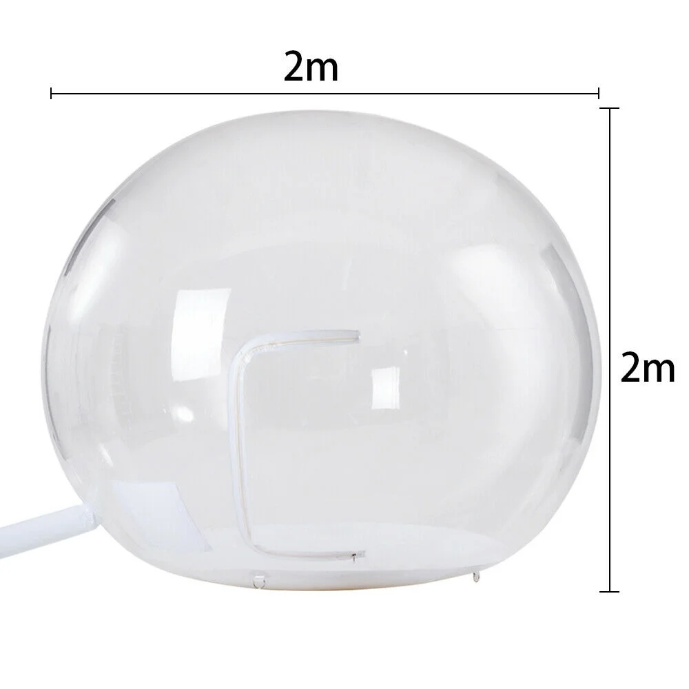 2M Luxury Outdoor Camping Inflatable Bubble Tent 360° Dome Air Blower 2 Meter Inflatable Bubble Tent Inflatable Tent For Trade Shows Garden Tent