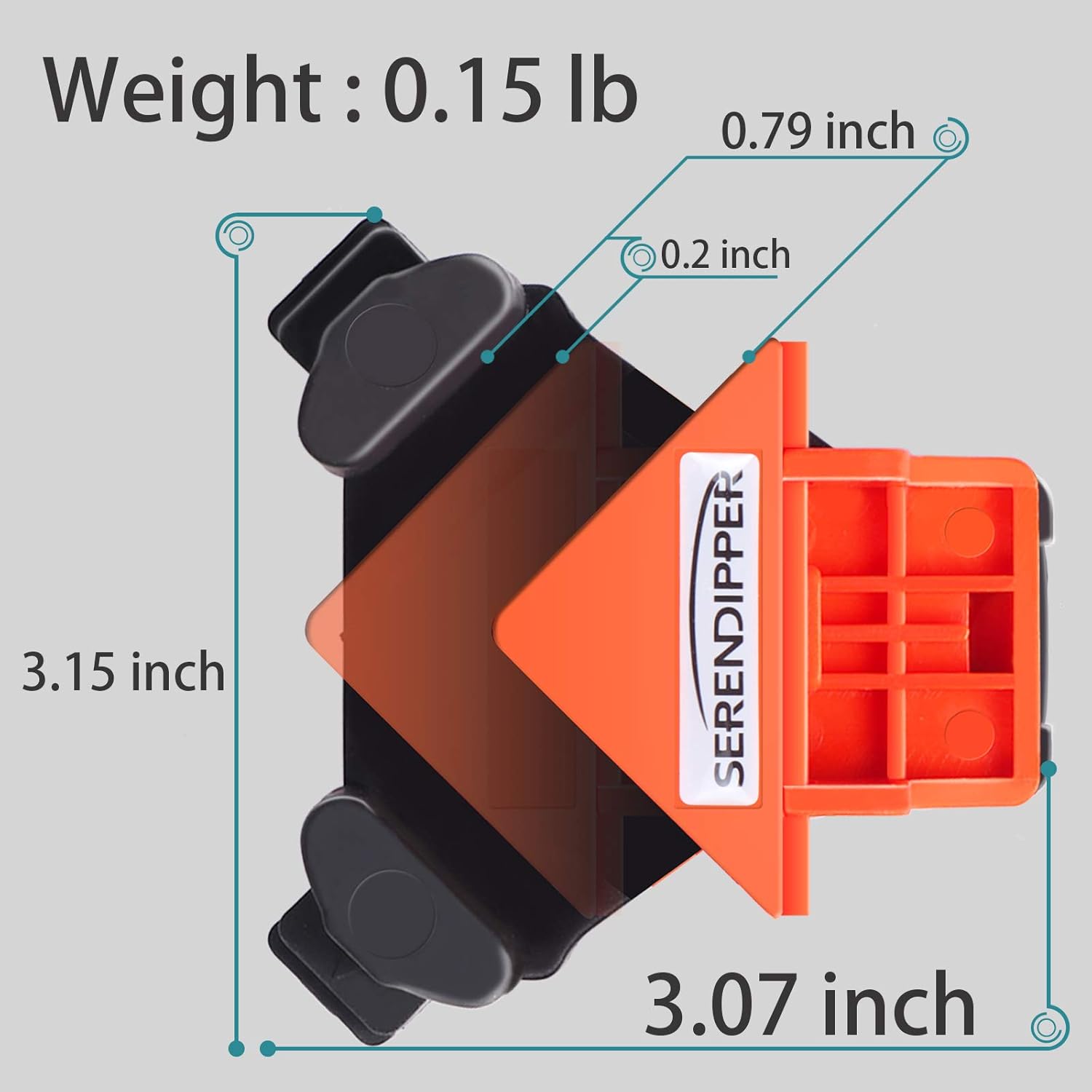 Corner Clamps, 90 Degree Right Angle Clamps, 4PCS Woodworking Clamp Tools with Adjustable Swing Corner, Corner Clip Fixer for Carpenter, Welding