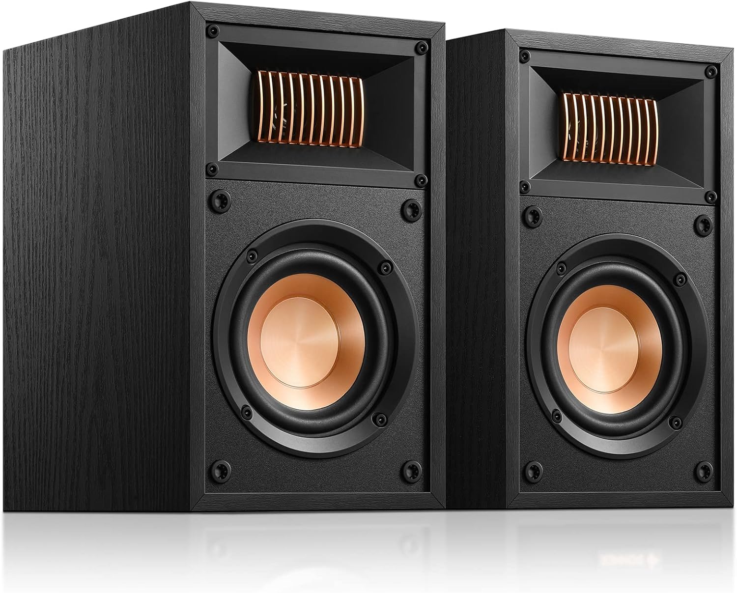 Donner HiFi Vocal Passive Bookshelf Speakers - Home Surround Sound Stereo Speakers